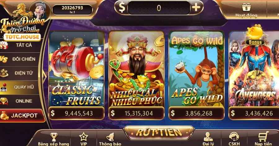 Game slot cổ điển 777
